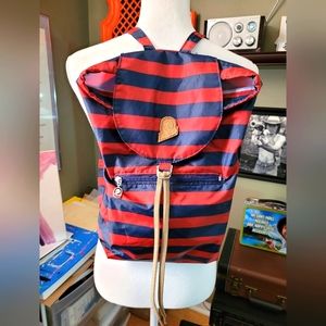 Invicta red and blue stripe lightweight backpack